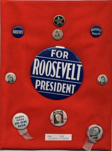 Missouri Franklin Roosevelt Presidential Pin Back Campaign Button Garner Stark 