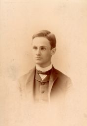 William Romaine Newbold (1865-1926), A.B. 1887, Ph.D. 1891, LL.D. (hon.) 1921, portrait photograph