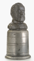 Grant Pewter Portrait Bottle Cap, ca. 1868