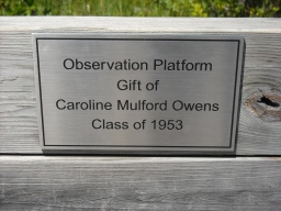 Observation Platform Plaque