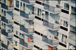 Balconies on a ten-story residential building (Rotterdam, NL)