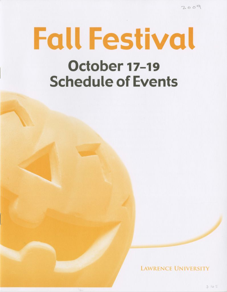 Fall Festival Schedule of Events