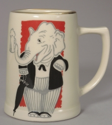 Republican Elephant Mug, ca. 1956