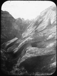 Crevassed western edge of Marvine Glacier