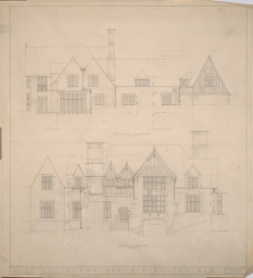 Job #229 - South East Elevation for the residence for R. B. Maltby Esq.