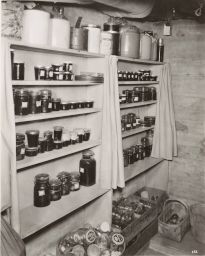 Fruit and Jelly Storage Room in Cellar