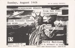 Durty Nellies, August 14