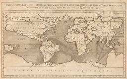 Mundus Subterraneus, 3rd edition: Ocean currents of the world