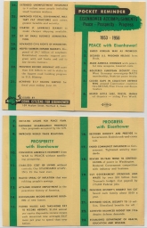 Pocket Reminder: Eisenhower Accomplishments