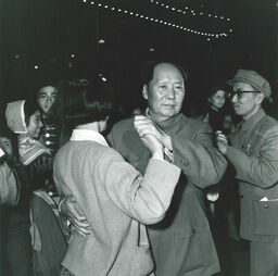 Mao on the dance floor, Beijing 1957