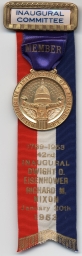 Eisenhower-Nixon Inaugural Committee Medal and Ribbon, 1953