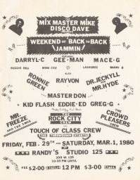 Randy's Studio 125, Feb. 29, 1980
