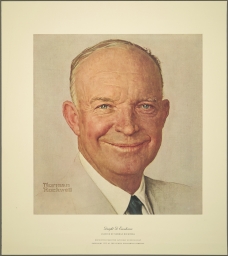 Dwight D. Eisenhower painted by Norman Rockwell