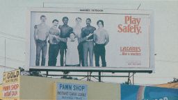 Play safely billboard.