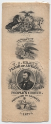 U.S. Grant, Pride of America Ribbon, ca. 1868