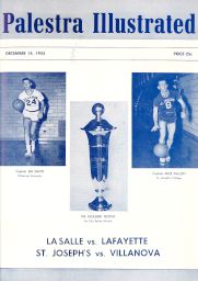 Palestra Illustrated, cover, on the occasion of the first Big 5 Game
