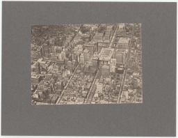 Aerial photograph, possibly showing New York City around Grand Central Terminal