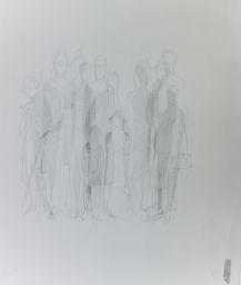 Studies for "People" no. 3