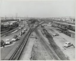 Looking North from the Lower End of "A" Yard