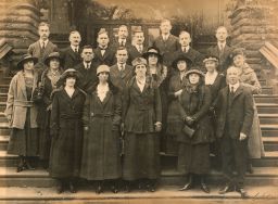 Christian Association officer and staff, group photograph