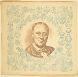 Franklin D. Roosevelt Portrait Handkerchief
