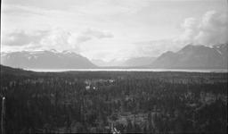 View looking west over Lake Atlin