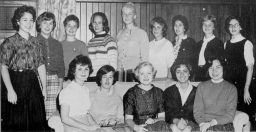 Women's Student Government Association Senate members in 1962, group photograph
