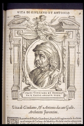 Vita di Giuliano et Antonio da S Gallo, archit Fior (from Vasari, Lives)