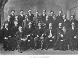 Architectural Society of the University of Pennsylvania, 1902, group photograph