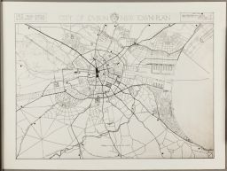 Town plan for Dublin, Ireland by Patrick Abercrombie, Sydney A. Kelly and Arthur J. Kelly.