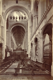 Norwich Cathedral. Choir, looking West 