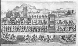 The Order observ'd in the March of the Funeral Pomp at the Interment of the Kings of Tunquin