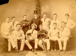 Cricket, 1887 team, group photograph