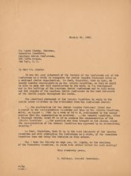 Rubin Saltzman to Louis Lipsky about Representation on the Interim Committee, January 1945 (correspondence)