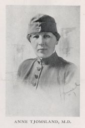 Anne Tjomsland, M.D. ca. 1918