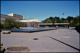 Theatre Centre plaza from the northeast (Canberra, AU)