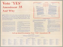 More Jobs for San Francisco People - More Car Service - More Industries - More Property Values: Vote YES for Charter Amendment 35 [verso]