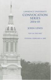 John Lewis Convocation program