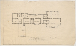 Plan #1104 Second floor plan - Scheme "B" - residence for Mr. R.M. Carrier