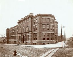 Wistar Institute of Anatomy (built 1894, with 1897 addition, G.W. &  W.D. Hewitt, architects), exterior, 36th Street façade