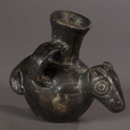 Blackware Animal effigy vessel