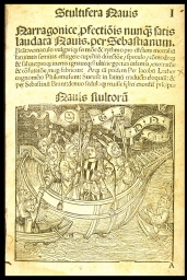 [Title page] (from Brant, Ship of Fools)