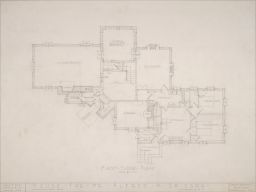 First Floor Plan for Alfred H. Ericson House