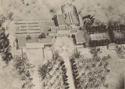 Miss Florence L. Pond house (Stone Ashley): aerial rendering of entire estate