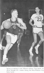 Tom Smith, on the basketball court