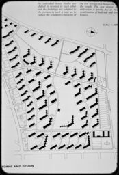 Layout plan for new housing in a neighborhood of Copenhagen (Bredalsparken, Copenhagen, DK)
