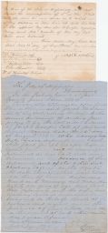 Last will and testament of Joseph Cooper, with 1864 Probate decision, dividing slaves among his children and allowing some slaves to choose