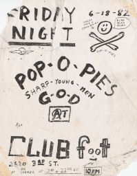 Club Foot, 1982 June 18