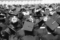 Cornell University commencement 1989.