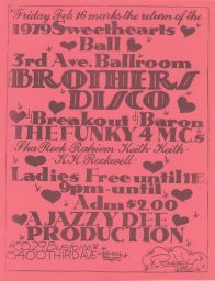 3rd Ave. Ballroom, Feb. 16, 1979